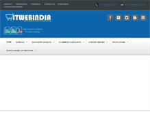 Tablet Screenshot of itwebindia.com